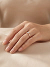 Ring with diamond 0.40 ct.