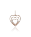 Pendant with diamonds