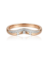 Moteriškas auksinis žiedas su cirkoniais