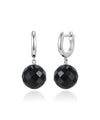 sidabriniai auskarai su agatu