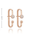 Gold earrings