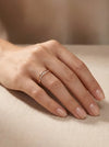 Ring with diamonds 0.062 ct.