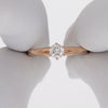 Ring with diamond 0.40 ct.