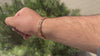 Men's double python bracelet