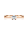 Ring with a diamond 0.10 ct.