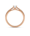 Ring with a diamond 0.10 ct.