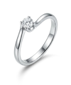 Ring with a diamond 0.03 ct.