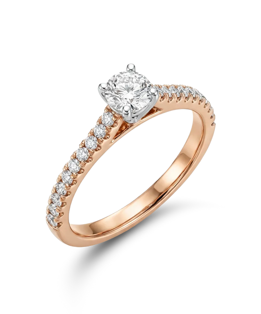 Кольцо с бриллиантами 0,40 ct.