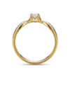 Ring with a diamond 0.154 ct.