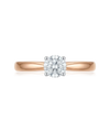 Ring with diamond 0.09 ct.