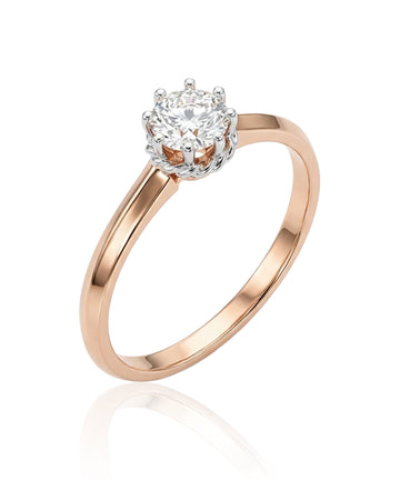 auksinis ziedas su akmeniu
