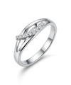 Ring with diamonds 0.05ct.