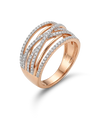 Кольцо с бриллиантами 0.50 ct