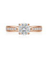 Кольцо с бриллиантом 0,40 ct. 0,17 ct.