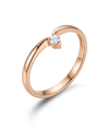 Ring with diamond 0.058ct.