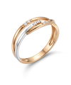 Ring with diamonds 0.062 ct.