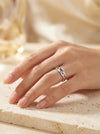 Ring with diamonds 0.05ct.