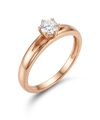 Ring with diamond 0.40 ct.