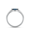 Ring with diamonds 0.03ct.