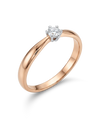 Ring with diamond 0.16 ct.