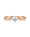 Ring with diamond 0.16 ct.