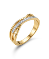 Ring with diamonds 0.04ct.