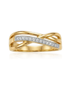 Ring with diamonds 0.04ct.