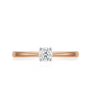Ring with a diamond 0.16 ct.