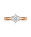 Ring with a diamond 0.23 ct.